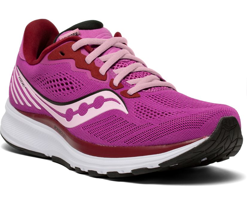 Saucony Ride 14 Women's Running Shoes Purple | AU 195DFMN